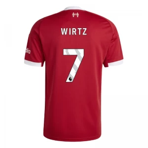 Fotbalové Dresy Liverpool FC Florian Wirtz #7 2025-26 Domácí Dres Mužské