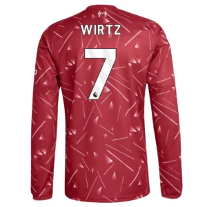 Fotbalové Dresy Liverpool FC Florian Wirtz #7 2026-27 Domácí Dres Mužské Dlouhý Rukáv