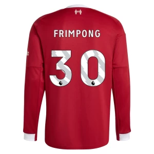 Fotbalové Dresy Liverpool FC Frimpong #30 2025-26 Domácí Dres Mužské Dlouhý Rukáv