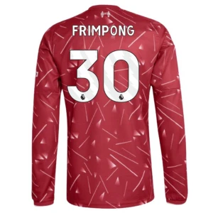 Fotbalové Dresy Liverpool FC Frimpong #30 2026-27 Domácí Dres Mužské Dlouhý Rukáv