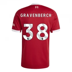 Fotbalové Dresy Liverpool FC Gravenberch #38 2025-26 Domácí Dres Mužské