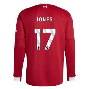 Fotbalové Dresy Liverpool FC Jones #17 2025-26 Domácí Dres Mužské Dlouhý Rukáv