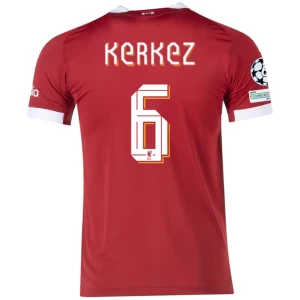 Fotbalové Dresy Liverpool FC Kerkez #6 2025-26 Champions League Domácí Dres Mužské