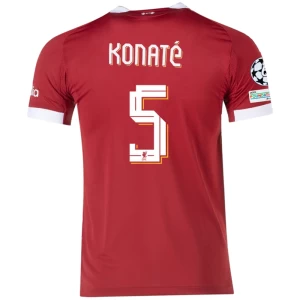 Fotbalové Dresy Liverpool FC Konate #5 2025-26 Champions League Domácí Dres Mužské