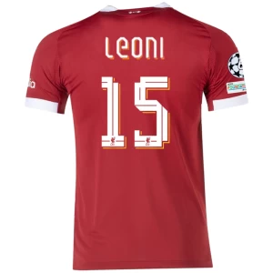 Fotbalové Dresy Liverpool FC Leoni #15 2025-26 Champions League Domácí Dres Mužské