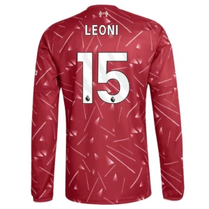 Fotbalové Dresy Liverpool FC Leoni #15 2026-27 Domácí Dres Mužské Dlouhý Rukáv