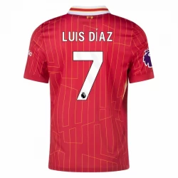 Fotbalové Dresy Liverpool FC Luis Diaz #7 2024-25 Domácí Dres Mužské