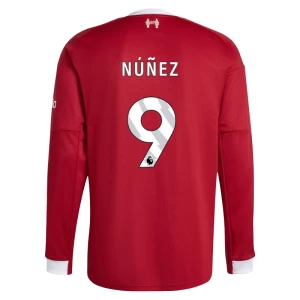 Fotbalové Dresy Liverpool FC Nunez #9 2025-26 Domácí Dres Mužské Dlouhý Rukáv