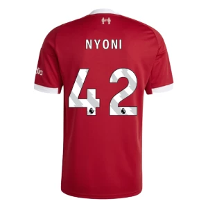Fotbalové Dresy Liverpool FC Nyoni #42 2025-26 Domácí Dres Mužské
