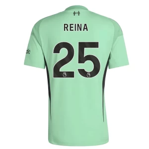 Fotbalové Dresy Liverpool FC Reina #25 2025-26 Brankářský Domácí Dres Mužské