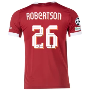 Fotbalové Dresy Liverpool FC Robertson #26 2025-26 Champions League Domácí Dres Mužské