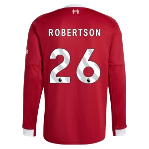 Fotbalové Dresy Liverpool FC Robertson #26 2025-26 Domácí Dres Mužské Dlouhý Rukáv