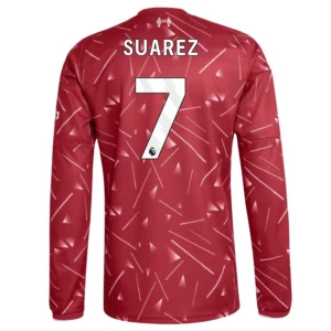 Fotbalové Dresy Liverpool FC Suarez #7 2026-27 Domácí Dres Mužské Dlouhý Rukáv