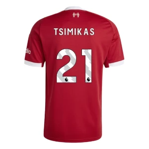 Fotbalové Dresy Liverpool FC Tsimikas #21 2025-26 Domácí Dres Mužské