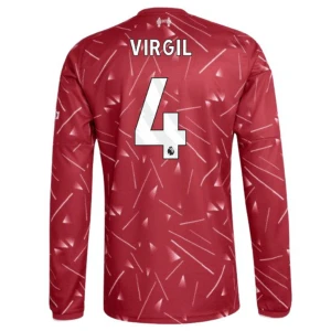 Fotbalové Dresy Liverpool FC Virgil van Dijk #4 2026-27 Domácí Dres Mužské Dlouhý Rukáv