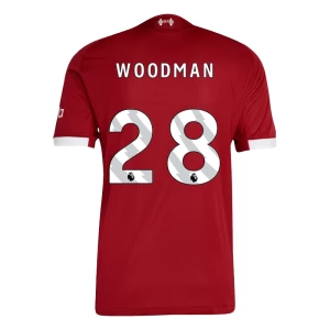 Fotbalové Dresy Liverpool FC Woodman #28 2025-26 Domácí Dres Mužské