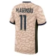 Fotbalové Dresy M. Asensio #11 Paris Saint-Germain PSG 2024-25 Fourth Dres Mužské