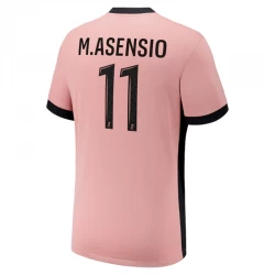 Fotbalové Dresy M.Asensio #11 Paris Saint-Germain PSG 2024-25 Třetí Dres Mužské