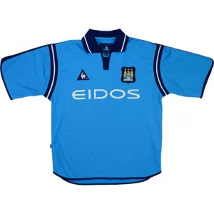 Fotbalové Dresy Manchester City 2001-02 Domácí