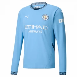 Fotbalové Dresy Manchester City 2024-25 Domácí Dres Mužské Dlouhý Rukáv