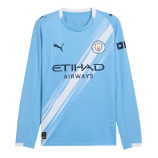 Fotbalové Dresy Manchester City 2025-26 Domácí Dres Mužské Dlouhý Rukáv