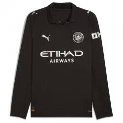 Fotbalové Dresy Manchester City 2025-26 Venkovní Dres Mužské Dlouhý Rukáv