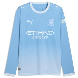 Fotbalové Dresy Manchester City 2026-27 Domácí Dres Mužské Dlouhý Rukáv