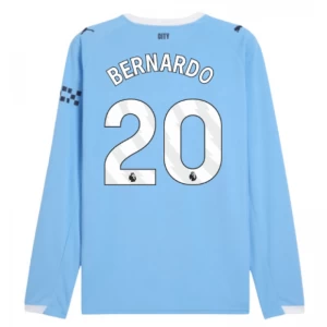 Fotbalové Dresy Manchester City Bernardo Silva #20 2025-26 Domácí Dres Mužské Dlouhý Rukáv