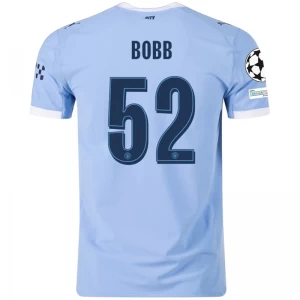 Fotbalové Dresy Manchester City Bobb #52 2025-26 Champions League Domácí Dres Mužské