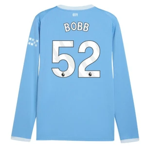 Fotbalové Dresy Manchester City Bobb #52 2026-27 Domácí Dres Mužské Dlouhý Rukáv