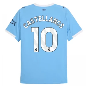 Fotbalové Dresy Manchester City Castellanos #10 2025-26 Domácí Dres Mužské