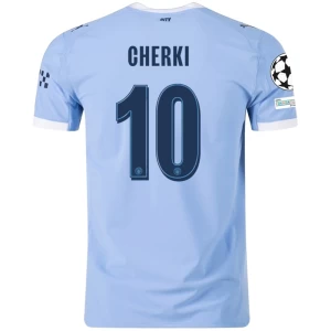 Fotbalové Dresy Manchester City Cherki #10 2025-26 Champions League Domácí Dres Mužské