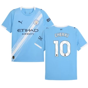 Fotbalové Dresy Manchester City Cherki #10 2025-26 Domácí Dres Mužské