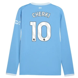 Fotbalové Dresy Manchester City Cherki #10 2026-27 Domácí Dres Mužské Dlouhý Rukáv