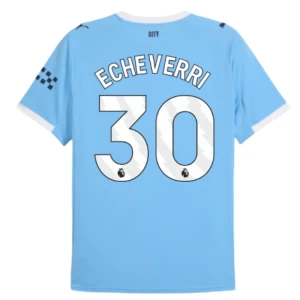 Fotbalové Dresy Manchester City Echeverri #30 2025-26 Domácí Dres Mužské