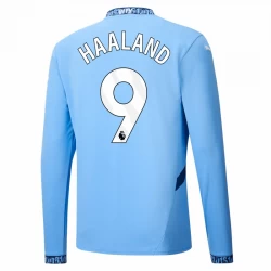 Fotbalové Dresy Manchester City Erling Haaland #9 2024-25 Domácí Dres Mužské Dlouhý Rukáv