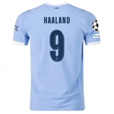 Fotbalové Dresy Manchester City Erling Haaland #9 2025-26 Champions League Domácí Dres Mužské