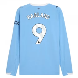 Fotbalové Dresy Manchester City Erling Haaland #9 2025-26 Domácí Dres Mužské Dlouhý Rukáv