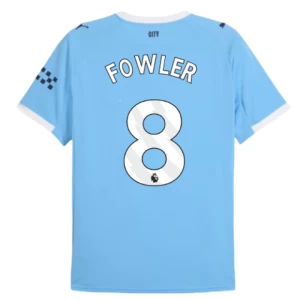 Fotbalové Dresy Manchester City Fowler #8 2025-26 Domácí Dres Mužské