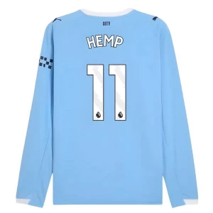 Fotbalové Dresy Manchester City Hemp #11 2025-26 Domácí Dres Mužské Dlouhý Rukáv