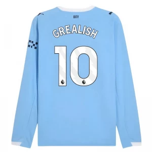 Fotbalové Dresy Manchester City Jack Grealish #10 2025-26 Domácí Dres Mužské Dlouhý Rukáv
