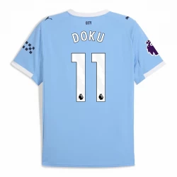 Fotbalové Dresy Manchester City Jérémy Doku #11 2025-26 Domácí Dres Mužské