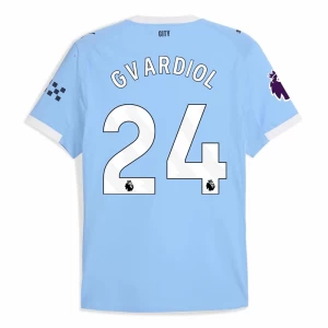Fotbalové Dresy Manchester City Josko Gvardiol #24 2025-26 Domácí Dres Mužské