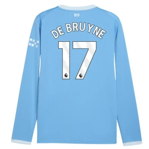 Fotbalové Dresy Manchester City Kevin De Bruyne #17 2026-27 Domácí Dres Mužské Dlouhý Rukáv