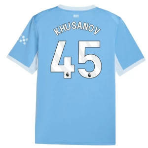 Fotbalové Dresy Manchester City Khusanov #45 2026-27 Domácí Dres Mužské