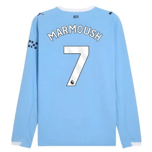 Fotbalové Dresy Manchester City Marmoush #7 2025-26 Domácí Dres Mužské Dlouhý Rukáv