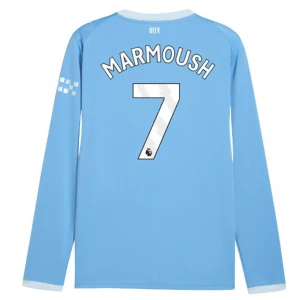 Fotbalové Dresy Manchester City Marmoush #7 2026-27 Domácí Dres Mužské Dlouhý Rukáv