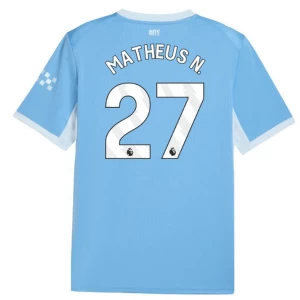 Fotbalové Dresy Manchester City Matheus N. #27 2026-27 Domácí Dres Mužské