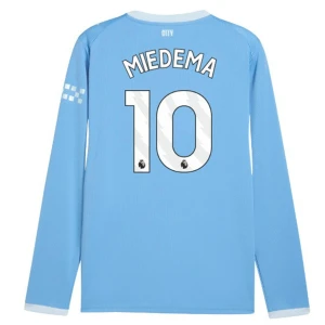 Fotbalové Dresy Manchester City Miedema #10 2026-27 Domácí Dres Mužské Dlouhý Rukáv
