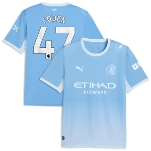 Fotbalové Dresy Manchester City Phil Foden #47 2026-27 Domácí Dres Mužské